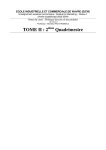 TOME II : 2 Quadrimestre