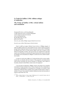 Le Traité de Gaillon - Université de Caen Normandie