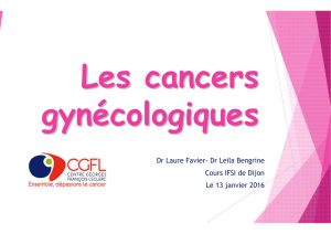 2016 - Cancers gynecologiques