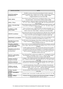 Liste des vivaces à diviser sur demande