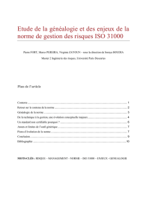 Etude de la généalogie et des enjeux de la norme de gestion des