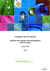 Catalogue des Formations Gestion des risques - Aqua