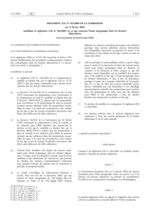 Règlement (CE) n°242/2004