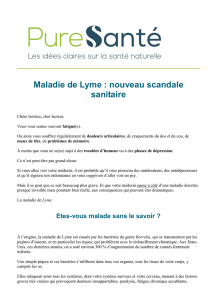 Maladie de Lyme nouveau scandale sanitaire