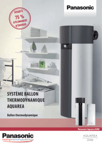 système ballon thermodynamique aquarea