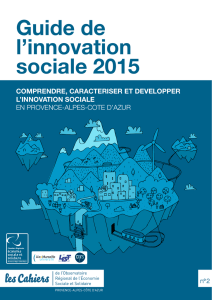 Guide de l`innovation sociale 2015