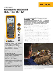 Fluke 1587 FC/1577 Insulation Multimeters