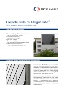 Façade solaire MegaSlate®