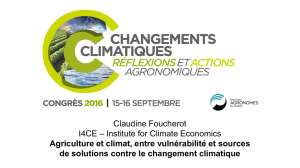 Agriculture et climat, entre vulnérabilité et source de solutions contre