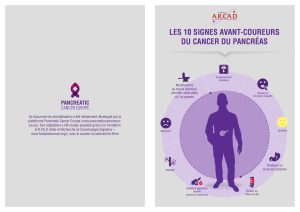 les 10 signes avant-coureurs du cancer du pancréas
