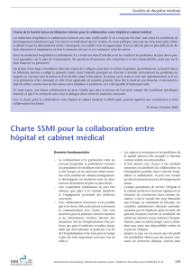 Charte de la Société de Médecine Interne pour la collaboration
