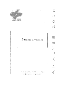 2006-Eduquer violence-analyse