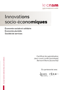 Innovations socio-économiques