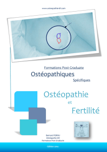 Ostéopathie Fertilité