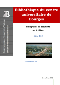 Bibliothèque du centre universitaire de Bourges