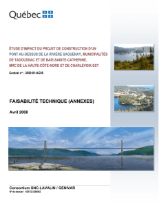 annexes - Société du Pont sur le Saguenay