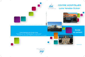 Guide du patient - Centre hospitalier Loire Vendée Océan