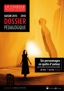 Dossier pédagogique - Theatre