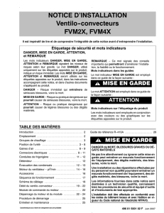 NOTICE D`INSTALLATION Ventilo-