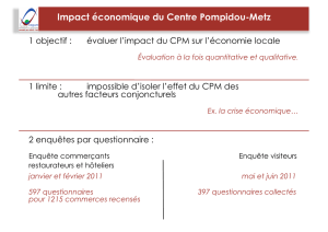 Impact économique du Centre Pompidou-Metz