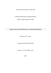 Université Paul Cézanne Aix-Marseille Certificat