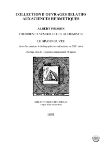 collection d`ouvrages relatifs aux sciences hermetiques