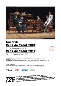 Gens de Séoul 1909 Gens de Séoul 1919