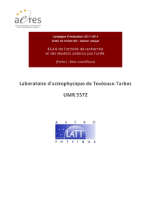 Laboratoire d`astrophysique de Toulouse