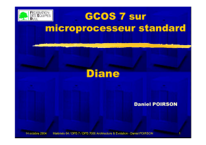 GCOS 7 sur microprocesseur standard
