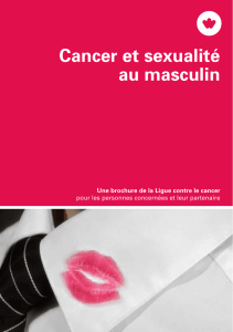 Cancer et sexualité au masculin