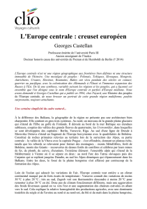L`Europe centrale : creuset européen