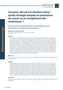 Curcuma, thé vert et chardon-marie : quelle stratégie adopter en