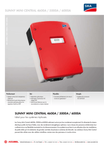 Sunny Mini Central 4600A / 5000A / 6000A