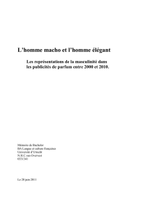L`homme macho et l`homme élégant