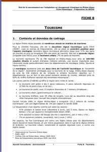 fiche Tourisme