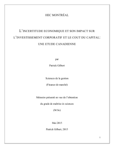 hec montréal l`incertitude economique et son impact sur l