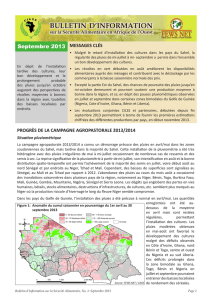 Bulletin d`Information sur la Sécurité Alimentaire, No. 1