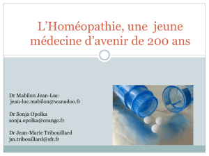 L` Ecole d`homéopathie Dauphiné