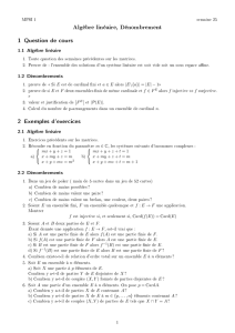 Mathématiques/Exemples de questions de colle/25 Algèbre linéaire