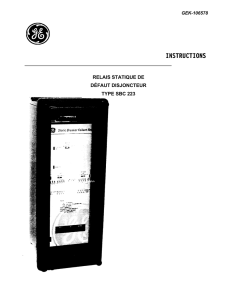 SBC223 Relais statique de défaut disjoncteur