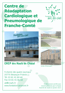Livret d`accueil CRCP Hauts de Chazal - Fondation Arc-en-Ciel