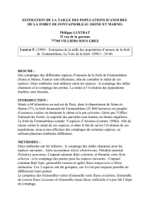 Densite anoures a - accueil faune sauvage foret fontainebleau