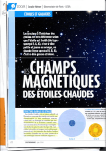 Les champs magnétiques des étoiles