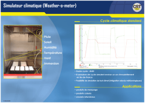 Simulateur climatique (Weather-o-meter)