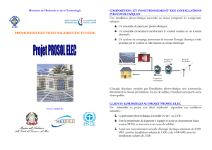 promotion des toits solaires en tunisie