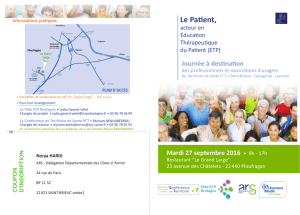 Le Patient - IREPS Bretagne