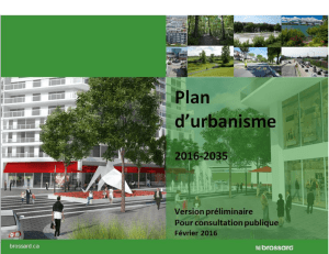 Plan d`urbanisme – table des matières