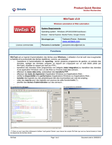 WinTask v3.9 - Windows automation et Web