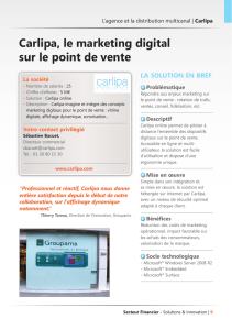 Carlipa, le marketing digital sur le point de vente