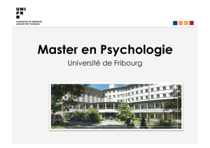 Master en Psychologie